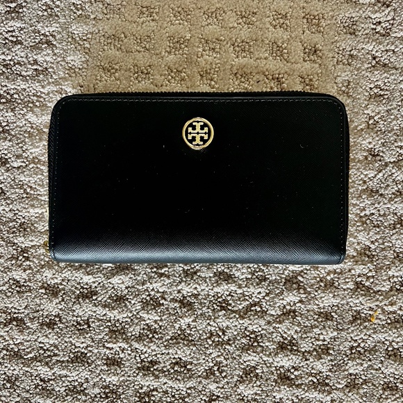 NWT Tory Burch double zipper leather wallet - Picture 1 of 6